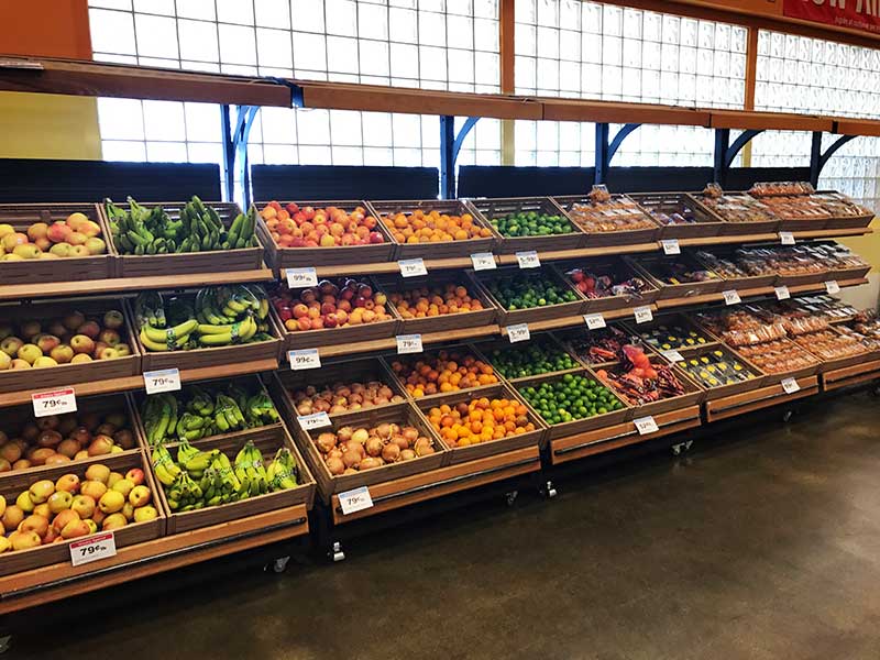 3 Shelf Farm Stand Display Single Sided [3SPD-48]