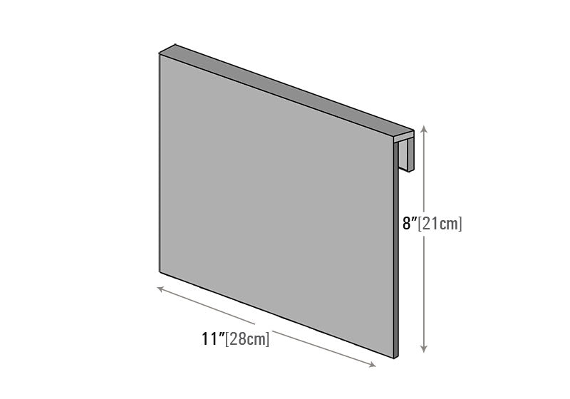 Horizontal Acrylic Sign Holder  [H-SIGN-118]