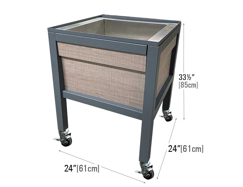 Metal Frame Orchard Ice Bin [OMB-ICE]