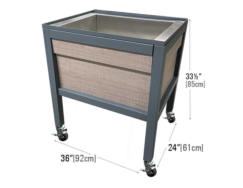 Metal Frame Orchard Ice Bin [OMB-ICE]