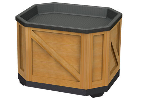 Wood Display Bins, Produce Fixtures