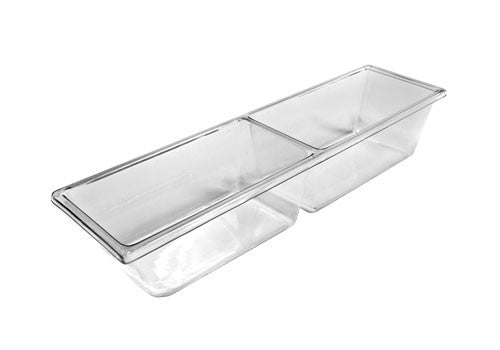 Two Compartment Molded Clear Pan [MP7K] – ALCO Designs